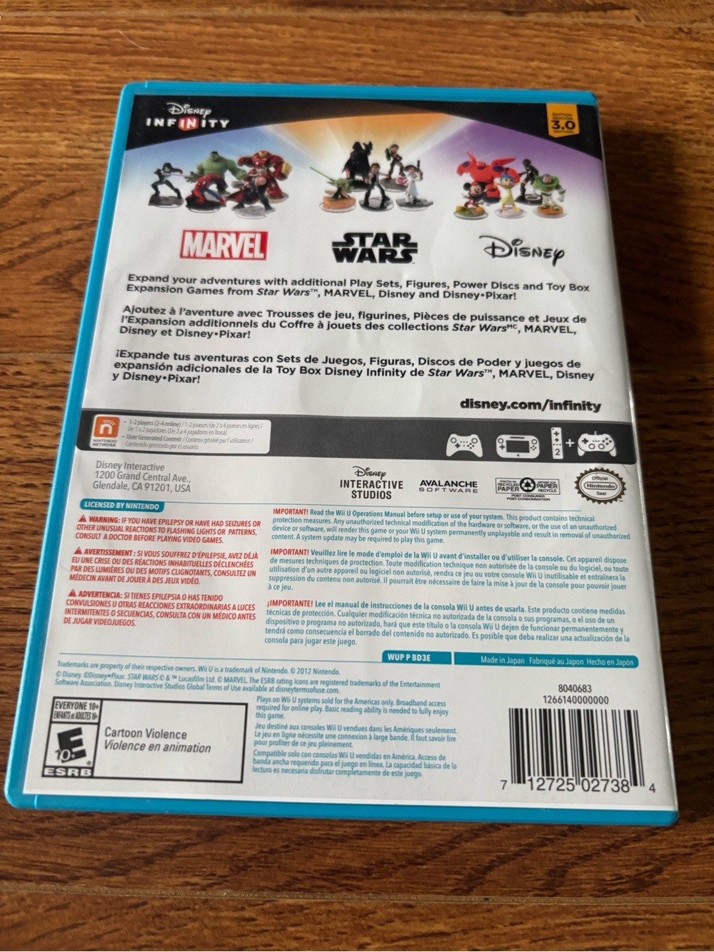 Disney Infinity 3.0 Edition (Wii U) - Red Game Case - Picture 2 of 5